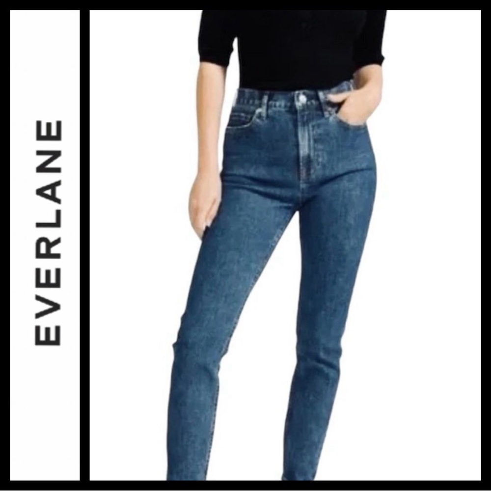 Everlane High Rise Cigarette Jeans